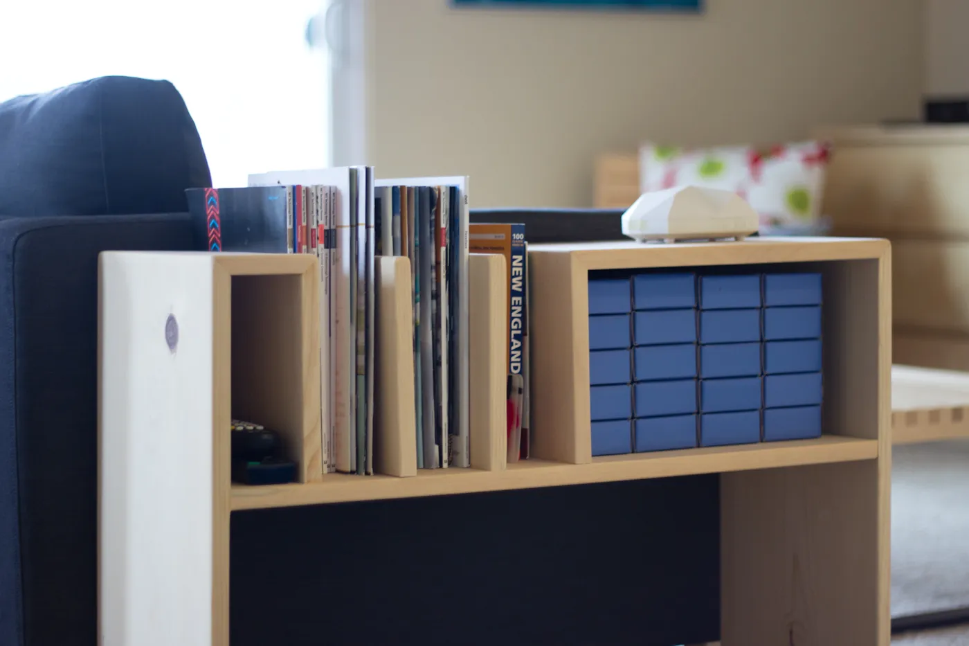 Magazine Rack Side Table