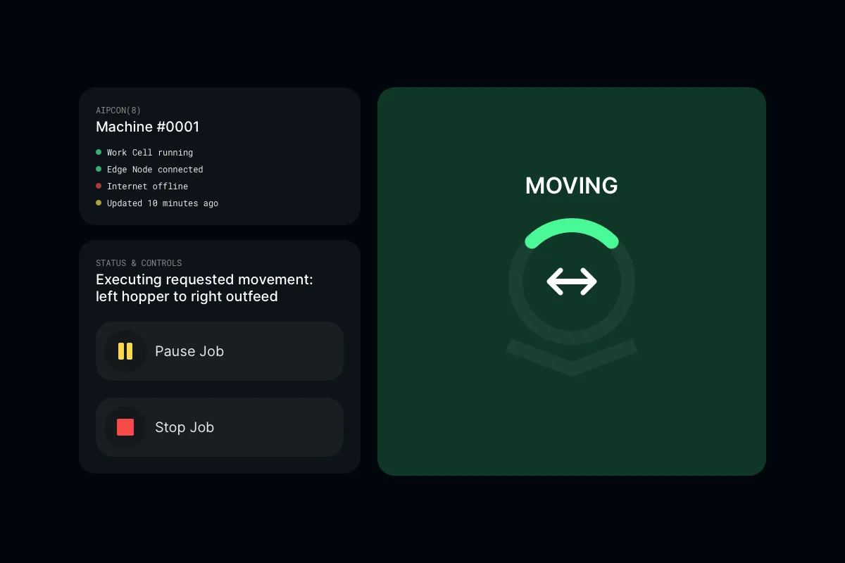 Mini Factory Operator Screen